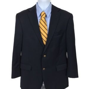 Hart Schaffner Marx Navy 2Btn Blazer 42R